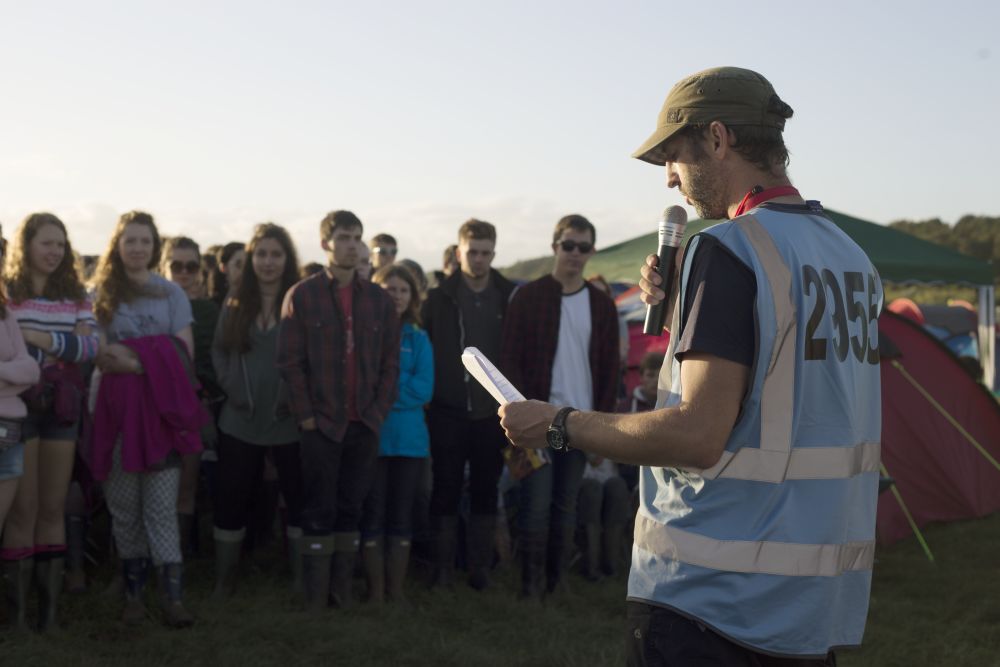 Briefing at Reading Festival 2015