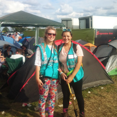 Hotbox Events volunteers in the Reading Festival campsites 