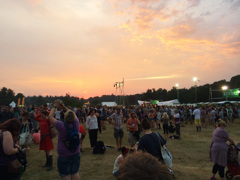 An evening in the Latitude Festival arena 