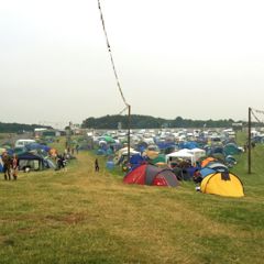 Leeds Festival Brown Zone nice and chilled 