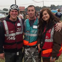 Stewards fire marshals and zone managers at Leeds Festival 