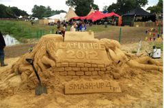 Sand art in the Childrens Area the smash up is awesome 