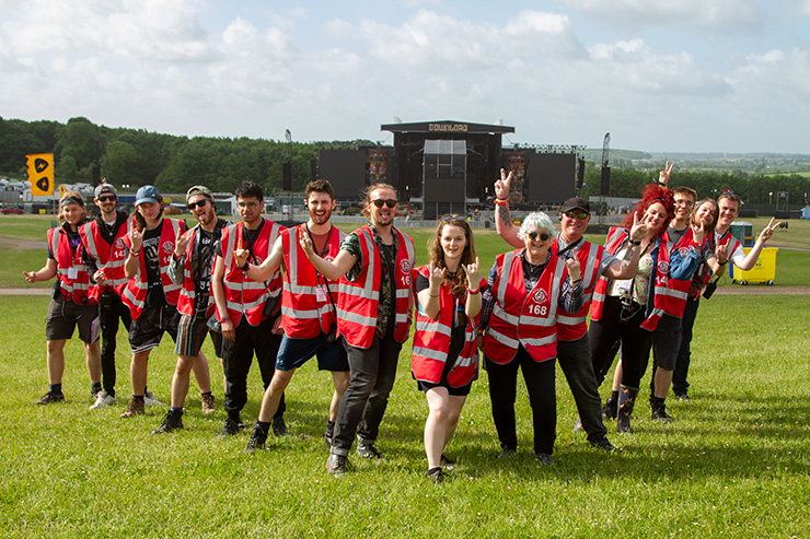 Volunteering at Download Festival