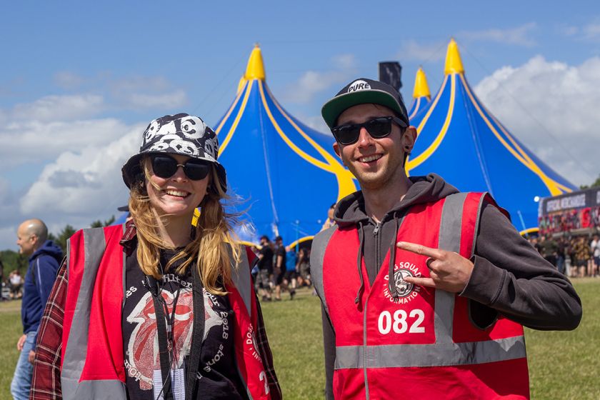 Volunteering at Download Festival