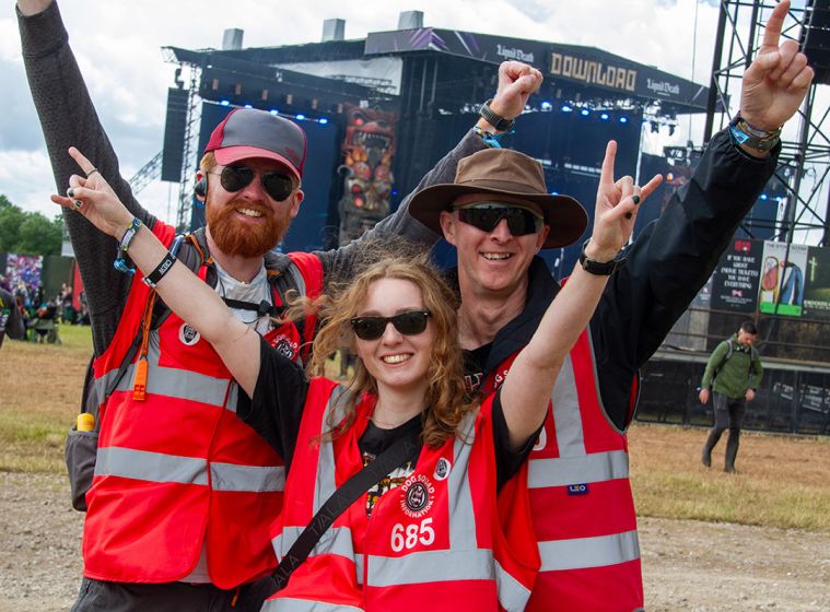 Volunteering at Download Festival